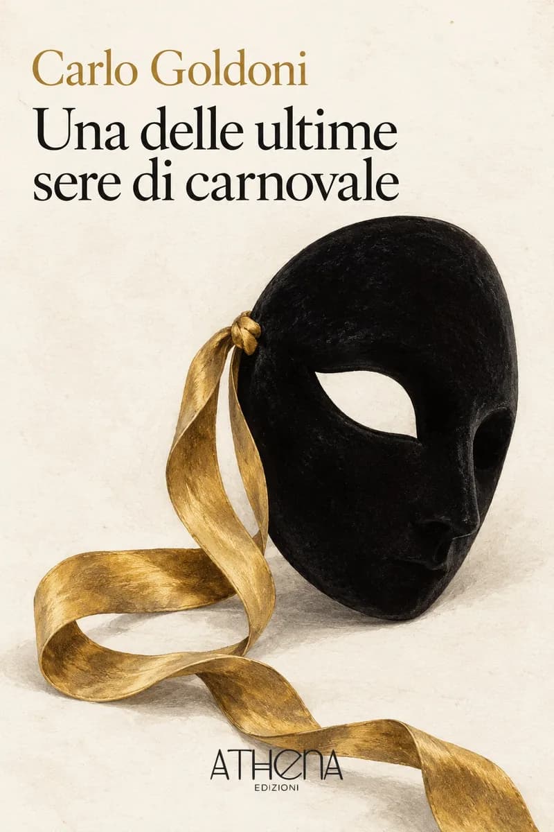 Una delle ultime sere di carnovale di Carlo Goldoni – copertina Edizioni Athena