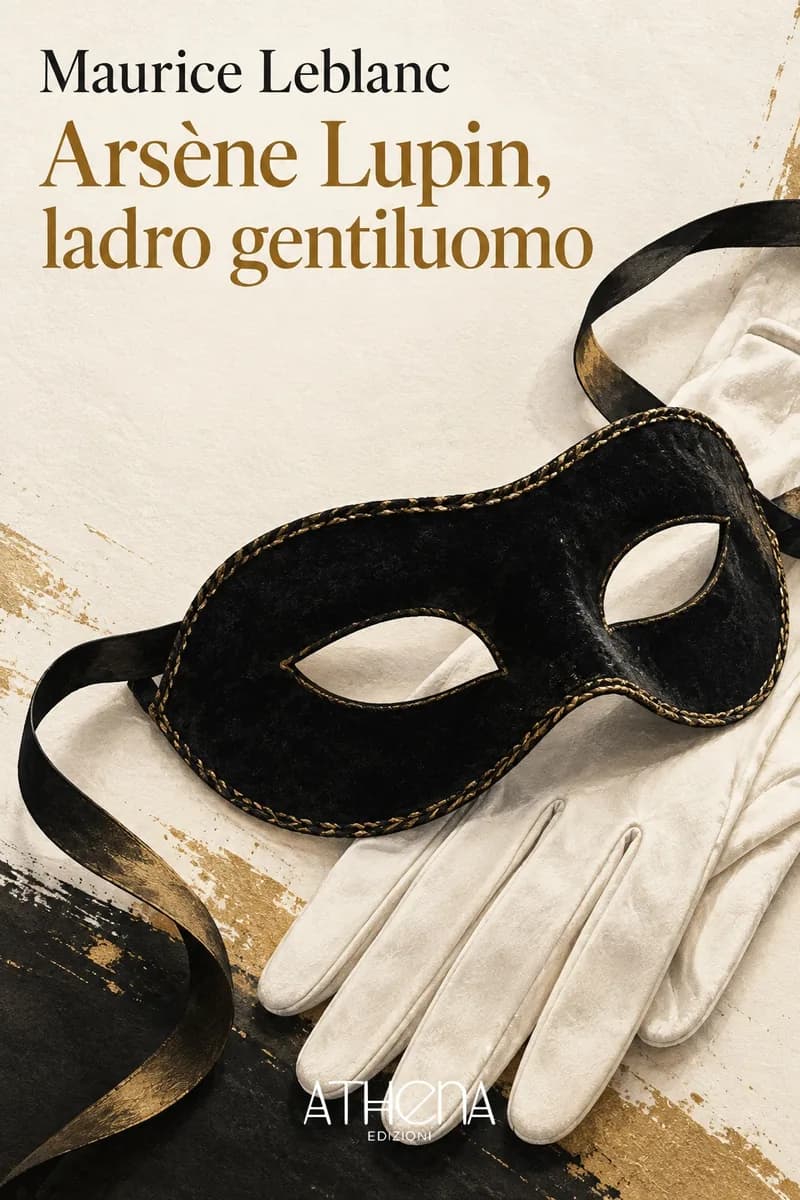 Arsène Lupin, ladro gentiluomo di Maurice Leblanc – copertina Edizioni Athena