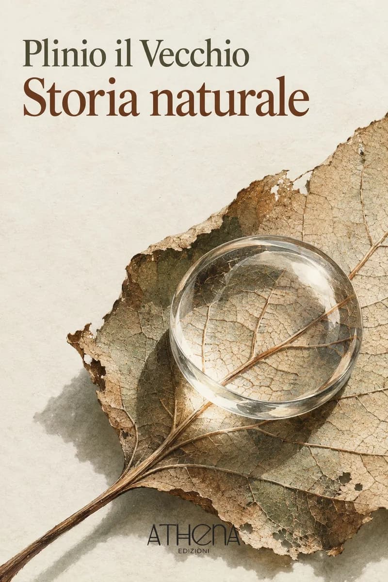 Storia naturale di Plinio il Vecchio – copertina Edizioni Athena