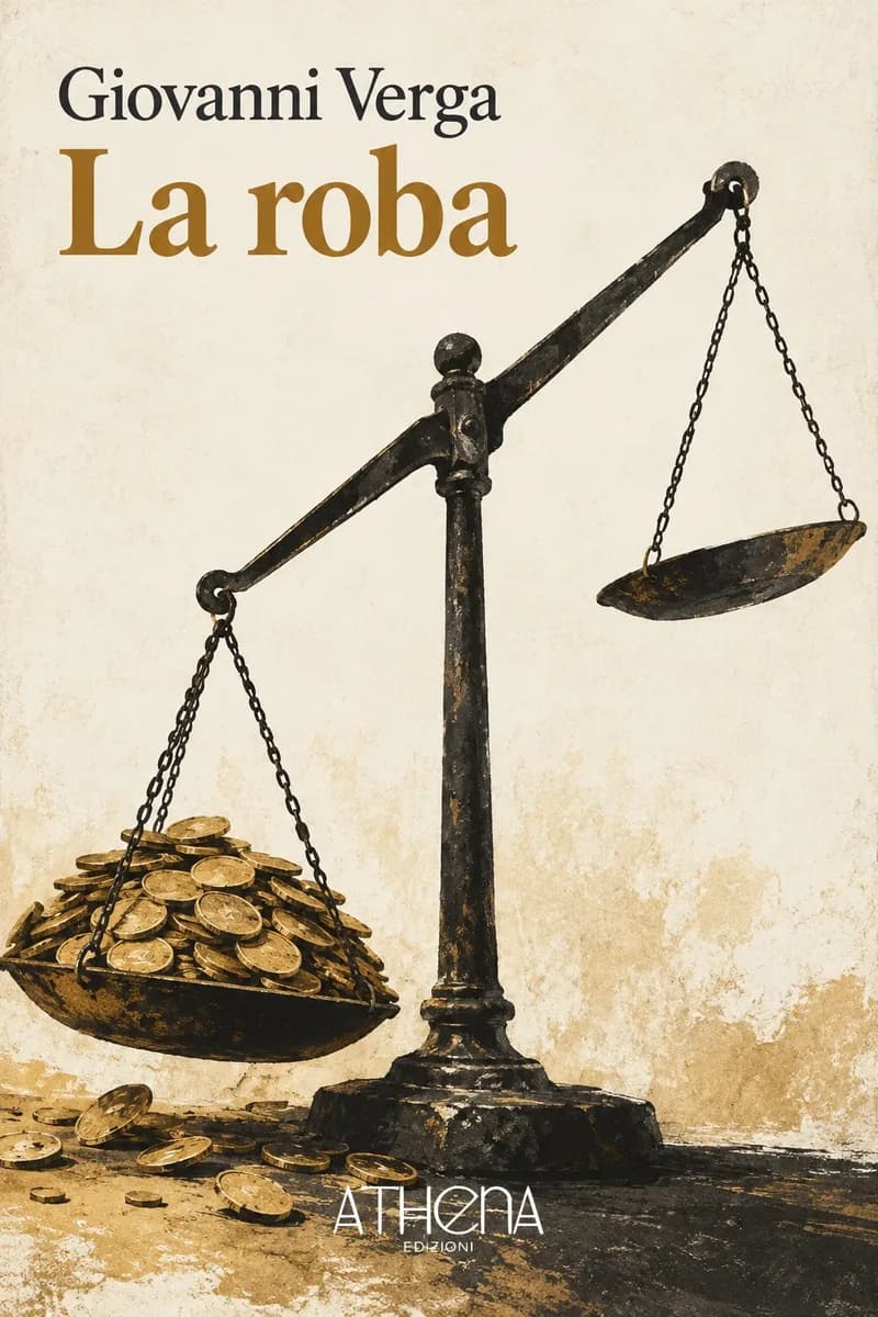 La roba di Giovanni Verga – copertina Edizioni Athena