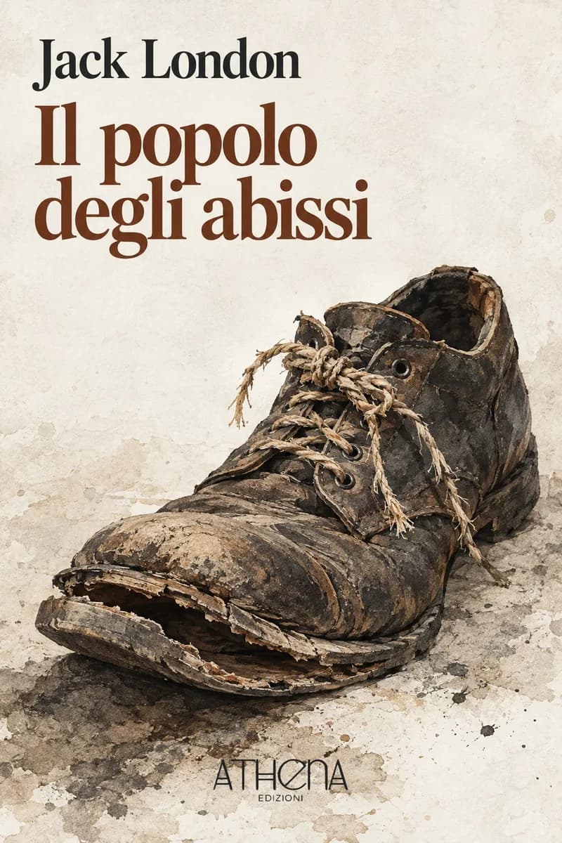 Il popolo degli abissi di Jack London – copertina Edizioni Athena