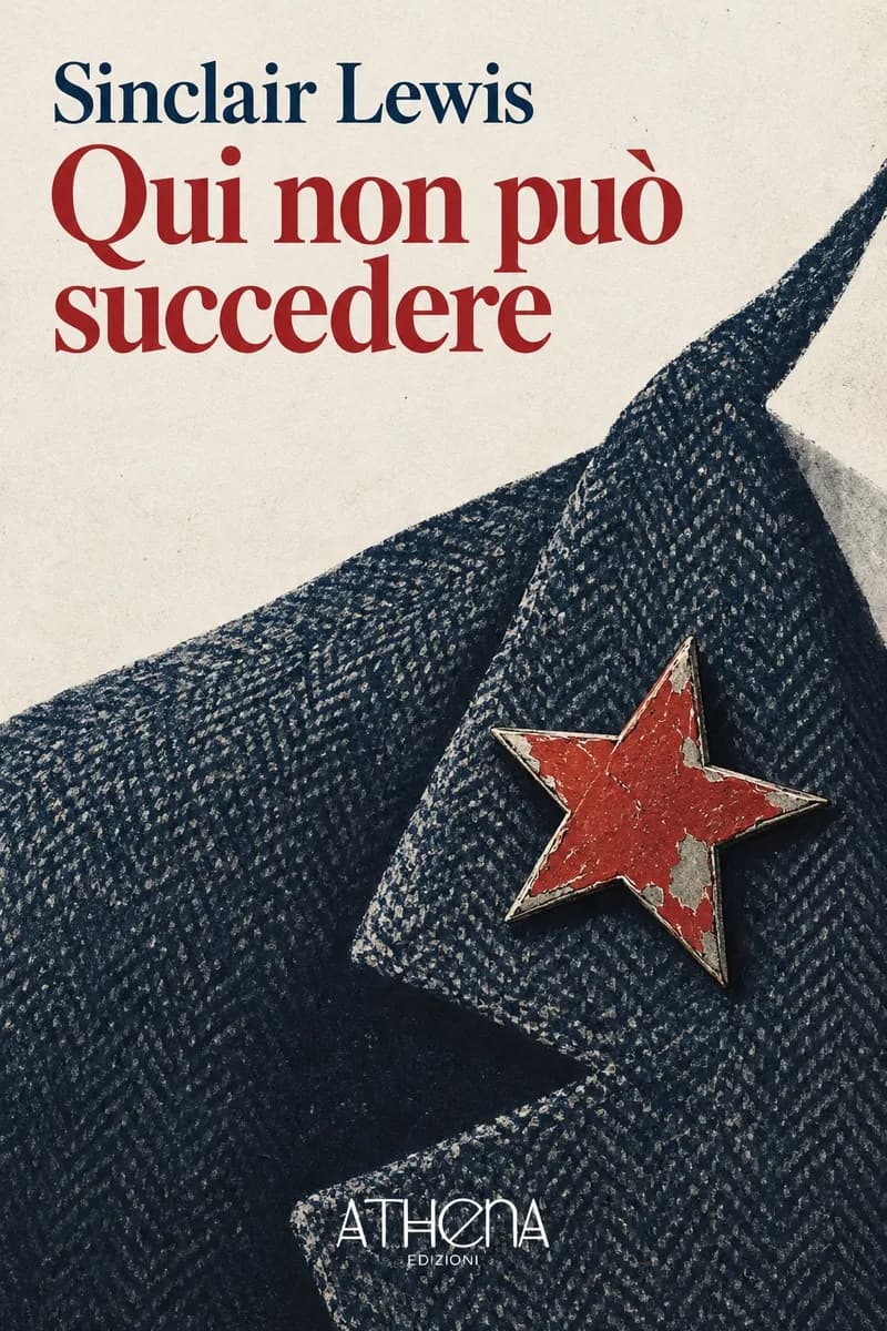 Qui non può succedere di Sinclair Lewis – copertina Edizioni Athena