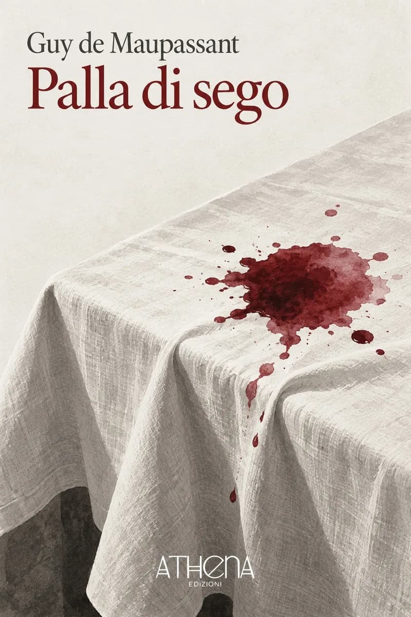 Palla di sego di Guy de Maupassant – copertina Edizioni Athena