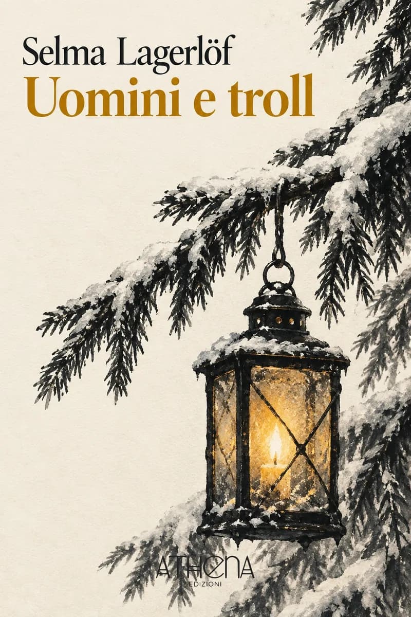 Uomini e troll di Selma Lagerlöf – copertina Edizioni Athena