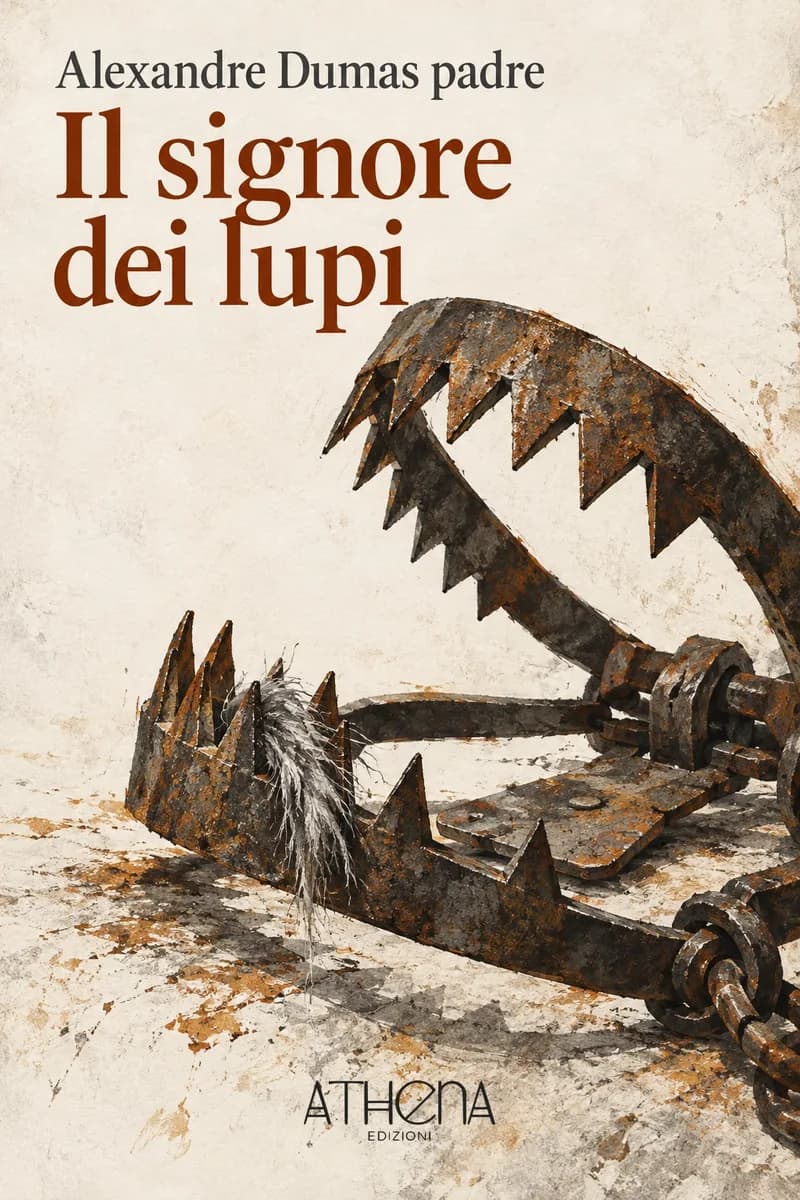 Il signore dei lupi di Alexandre Dumas padre – copertina Edizioni Athena