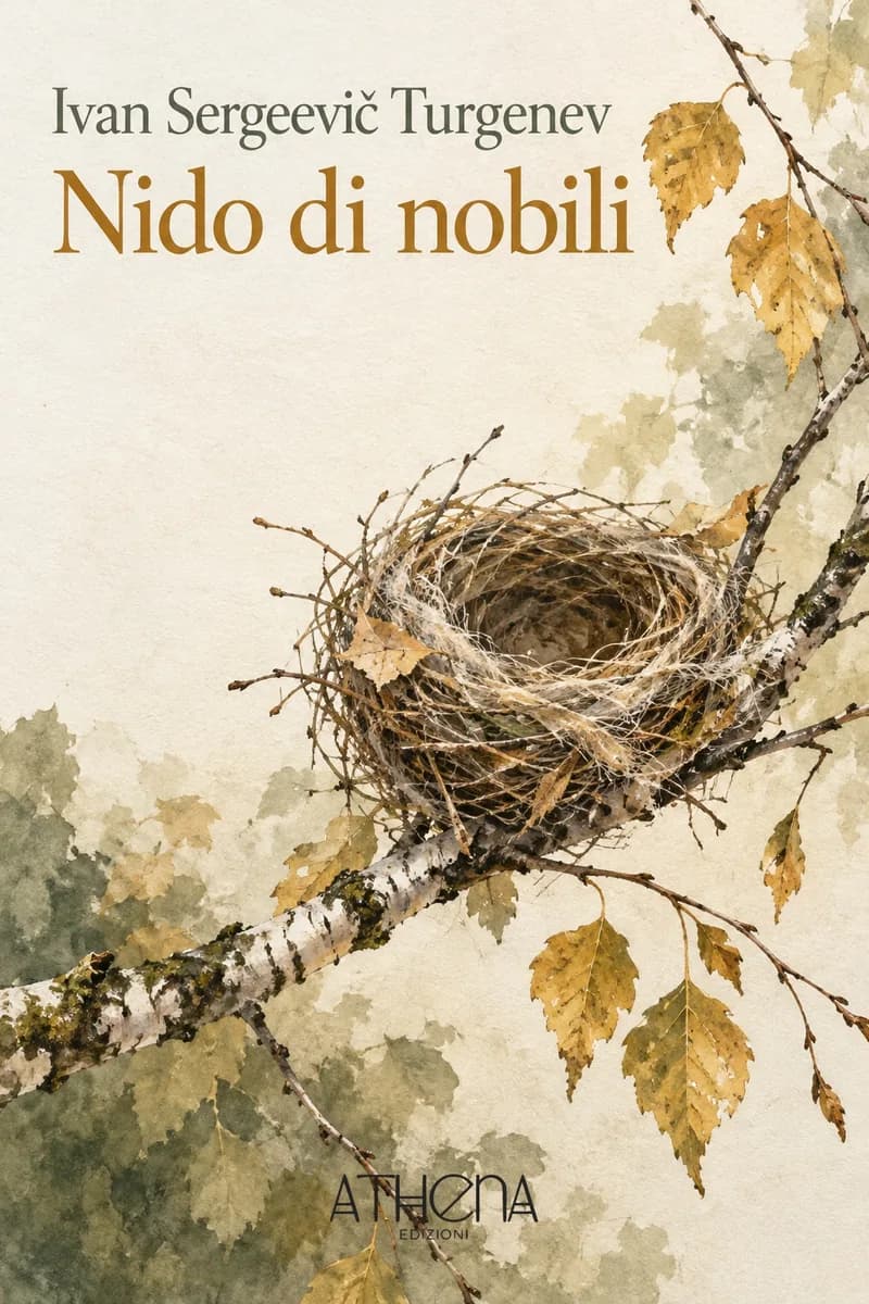 Nido di nobili di Ivan Sergeevič Turgenev – copertina Edizioni Athena