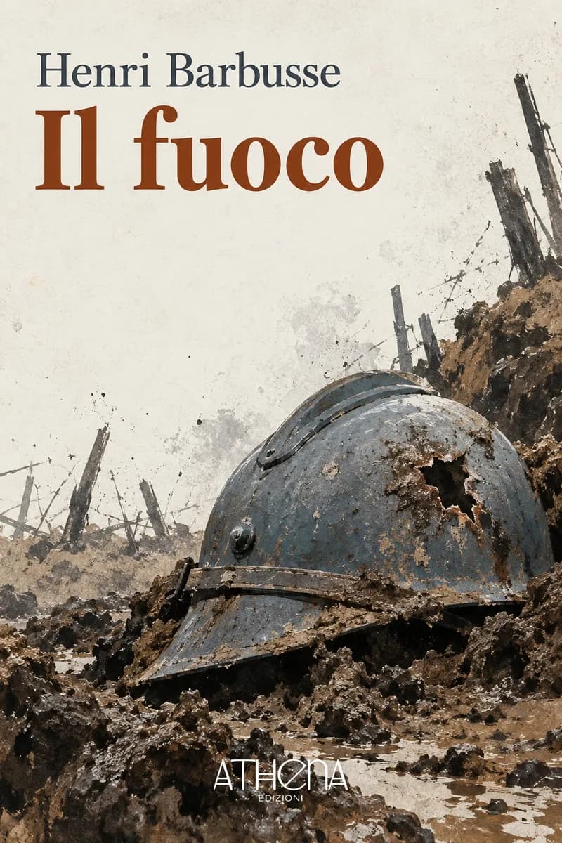 Il fuoco di Henri Barbusse – copertina Edizioni Athena