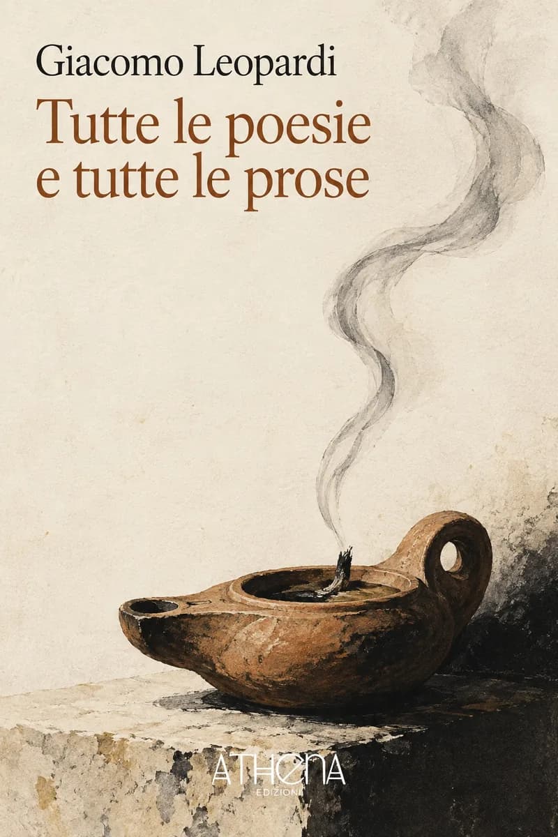 Tutte le poesie e tutte le prose di Giacomo Leopardi – copertina Edizioni Athena
