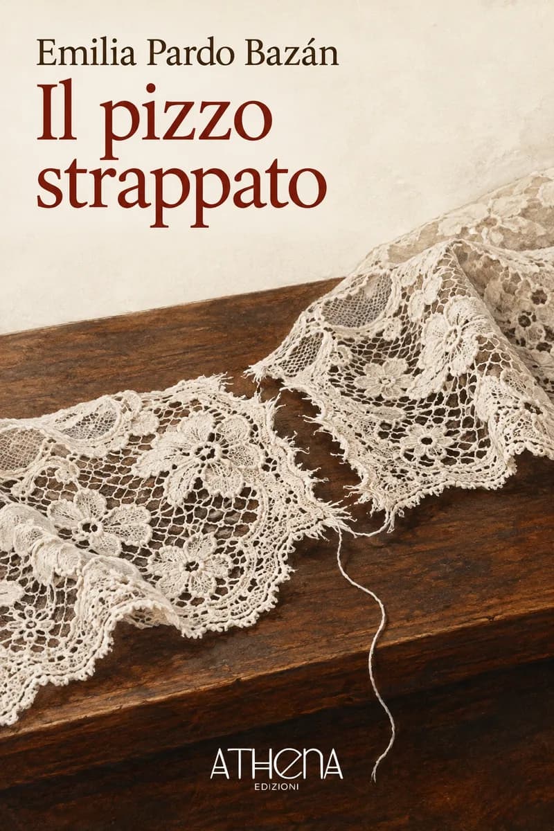 Il pizzo strappato di Emilia Pardo Bazán – copertina Edizioni Athena