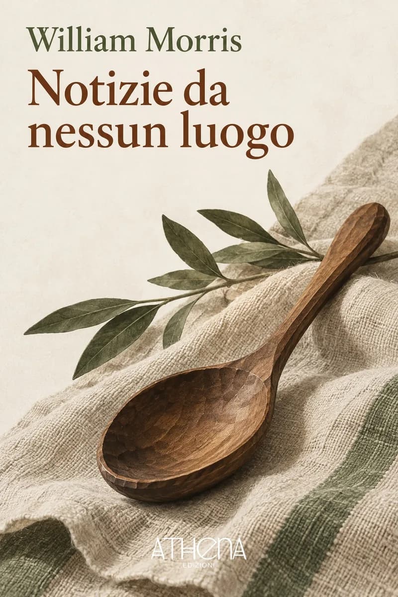 Notizie da nessun luogo di William Morris – copertina Edizioni Athena