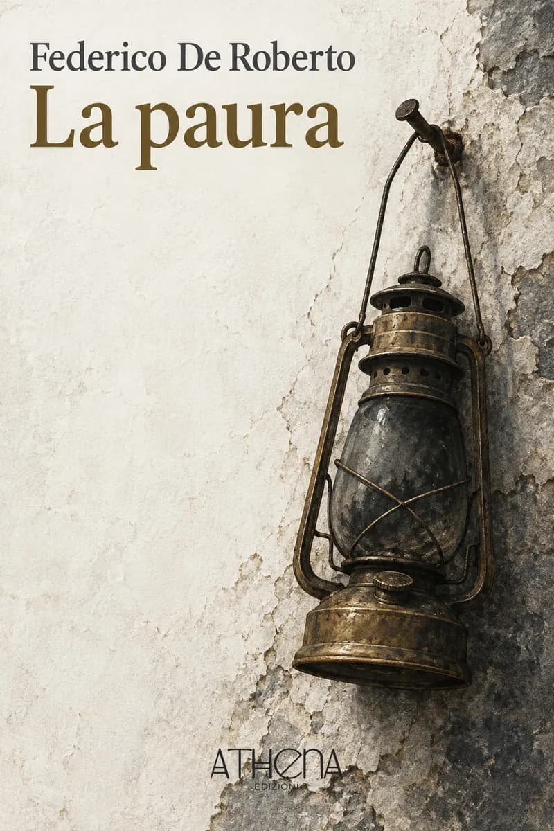 La paura di Federico De Roberto – copertina Edizioni Athena