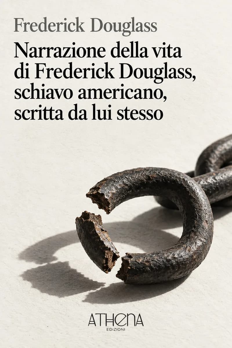 Narrazione della vita di Frederick Douglass, schiavo americano, s di Frederick Douglass – copertina Edizioni Athena