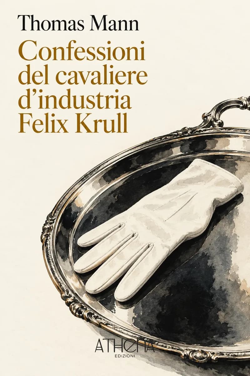 Confessioni del cavaliere d'industria Felix Krull di Thomas Mann – copertina Edizioni Athena