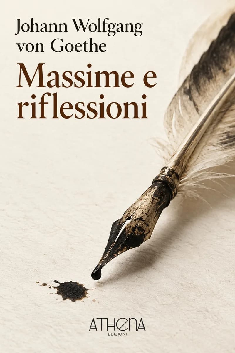 Massime e riflessioni di Johann Wolfgang von Goethe – copertina Edizioni Athena