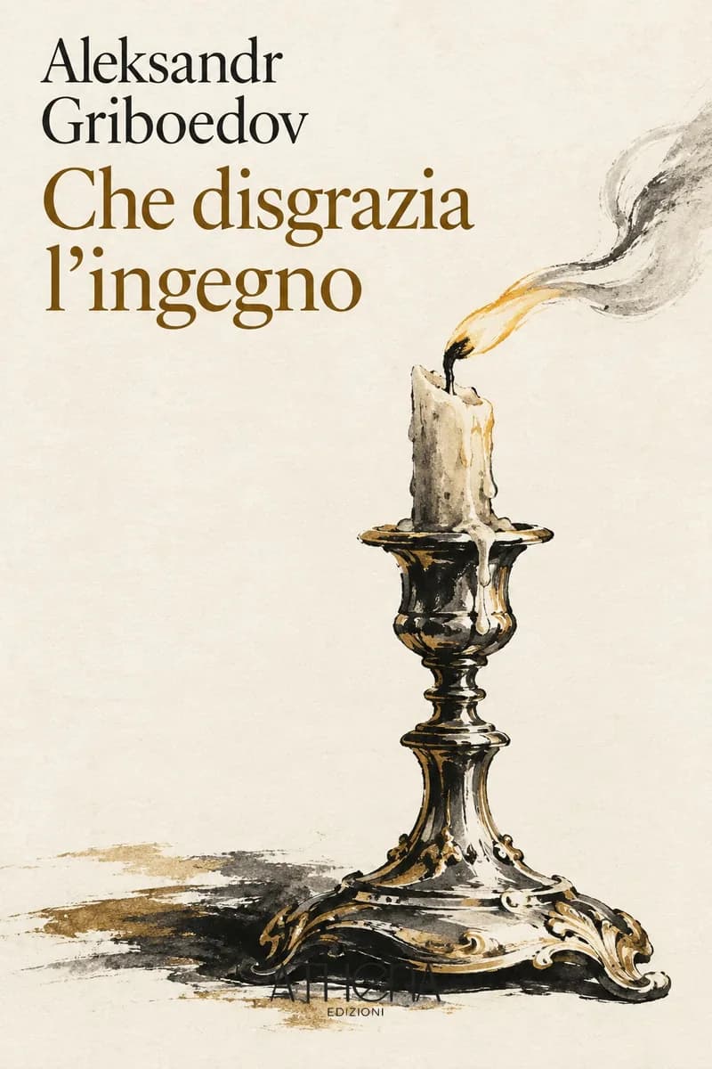 Che disgrazia l'ingegno di Aleksandr Griboedov – copertina Edizioni Athena
