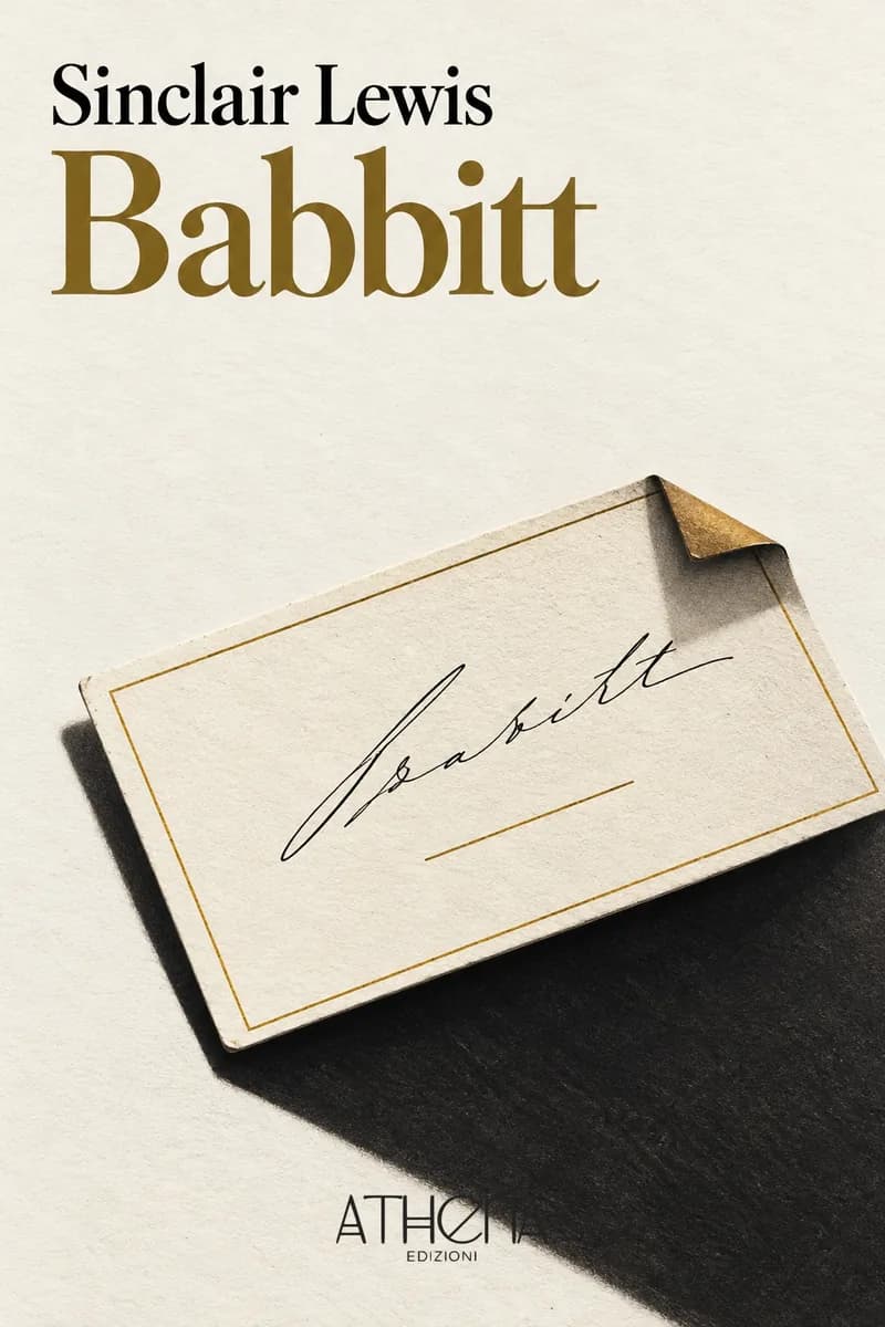 Babbitt di Sinclair Lewis – copertina Edizioni Athena