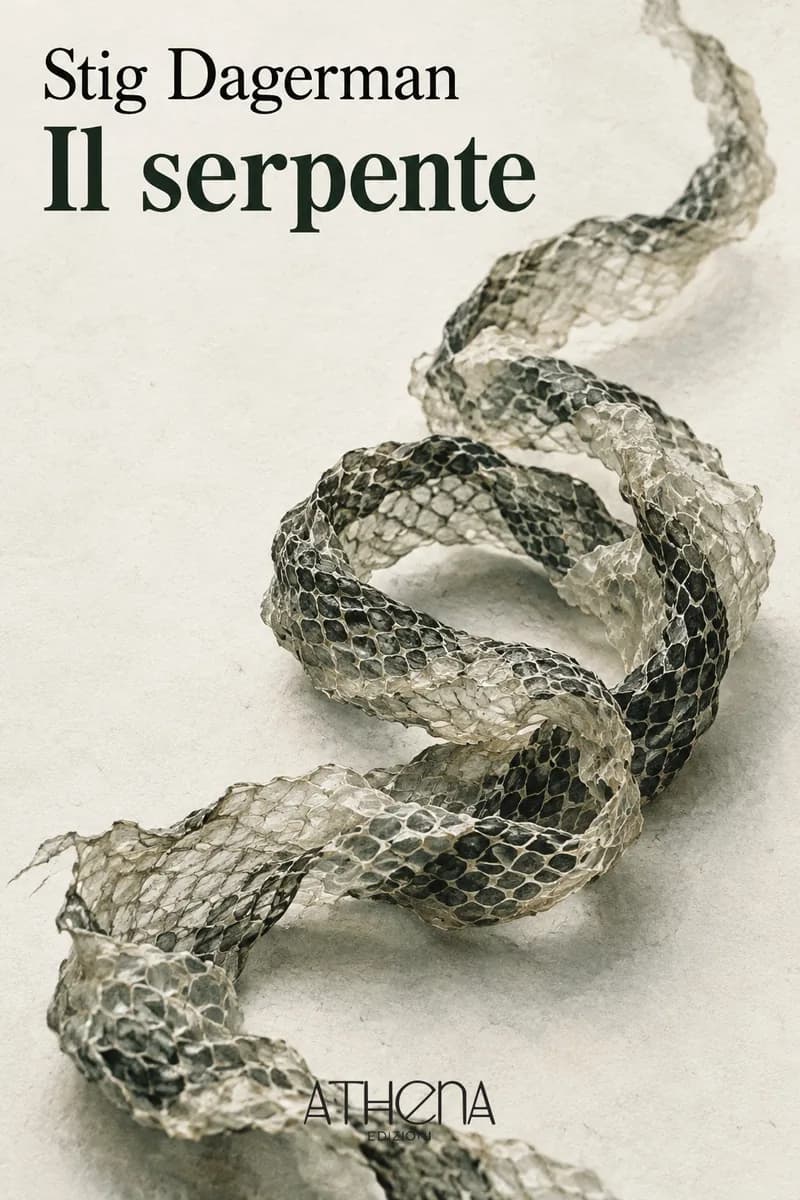 Il serpente di Stig Dagerman – copertina Edizioni Athena