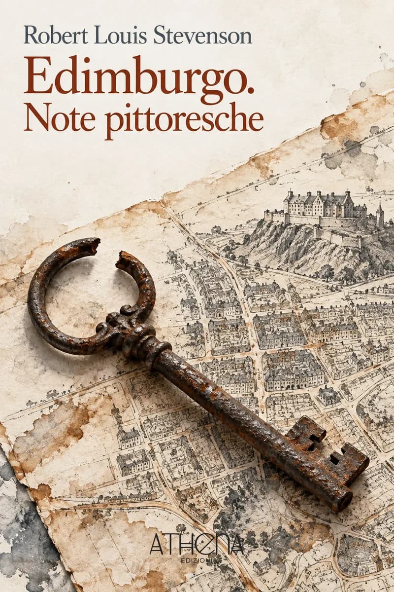 Edimburgo. Note pittoresche di Robert Louis Stevenson – copertina Edizioni Athena