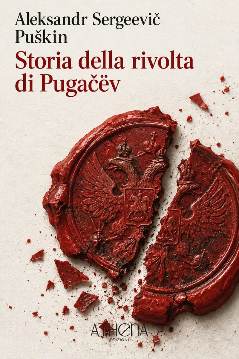 Storia della rivolta di Pugačëv di Aleksandr Sergeevič Puškin – copertina Edizioni Athena