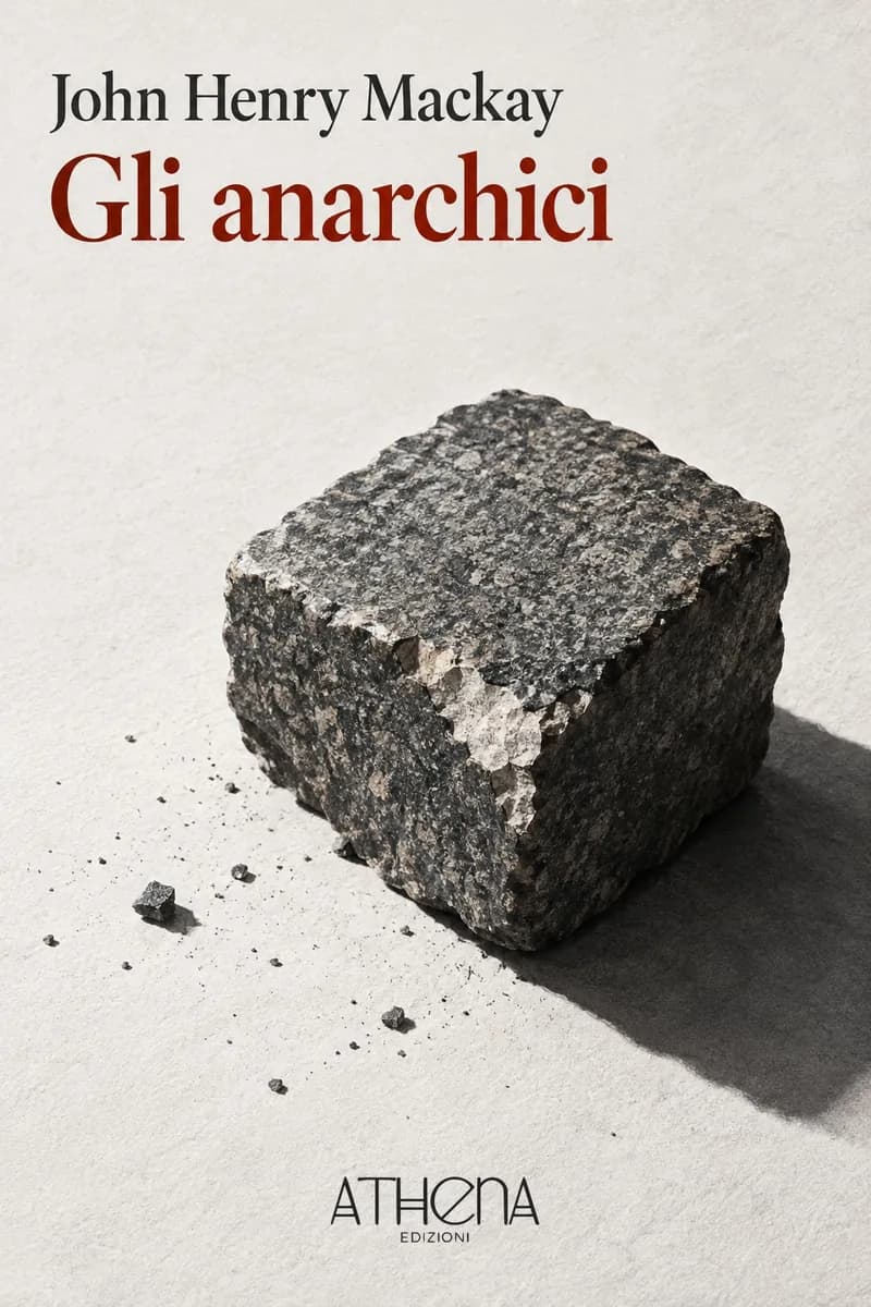 Gli anarchici di John Henry Mackay – copertina Edizioni Athena