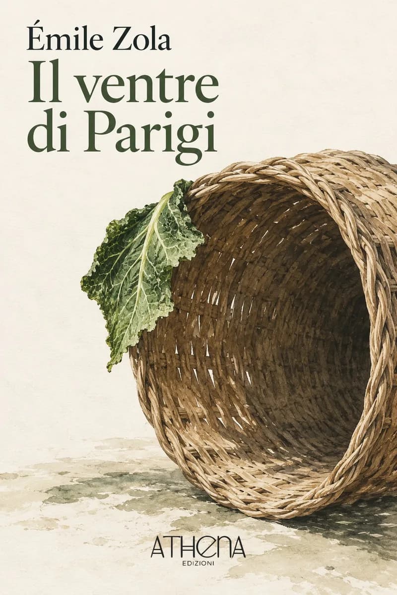 Il ventre di Parigi di Émile Zola – copertina Edizioni Athena