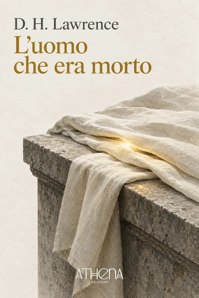 L'uomo che era morto di D. H. Lawrence – copertina Edizioni Athena