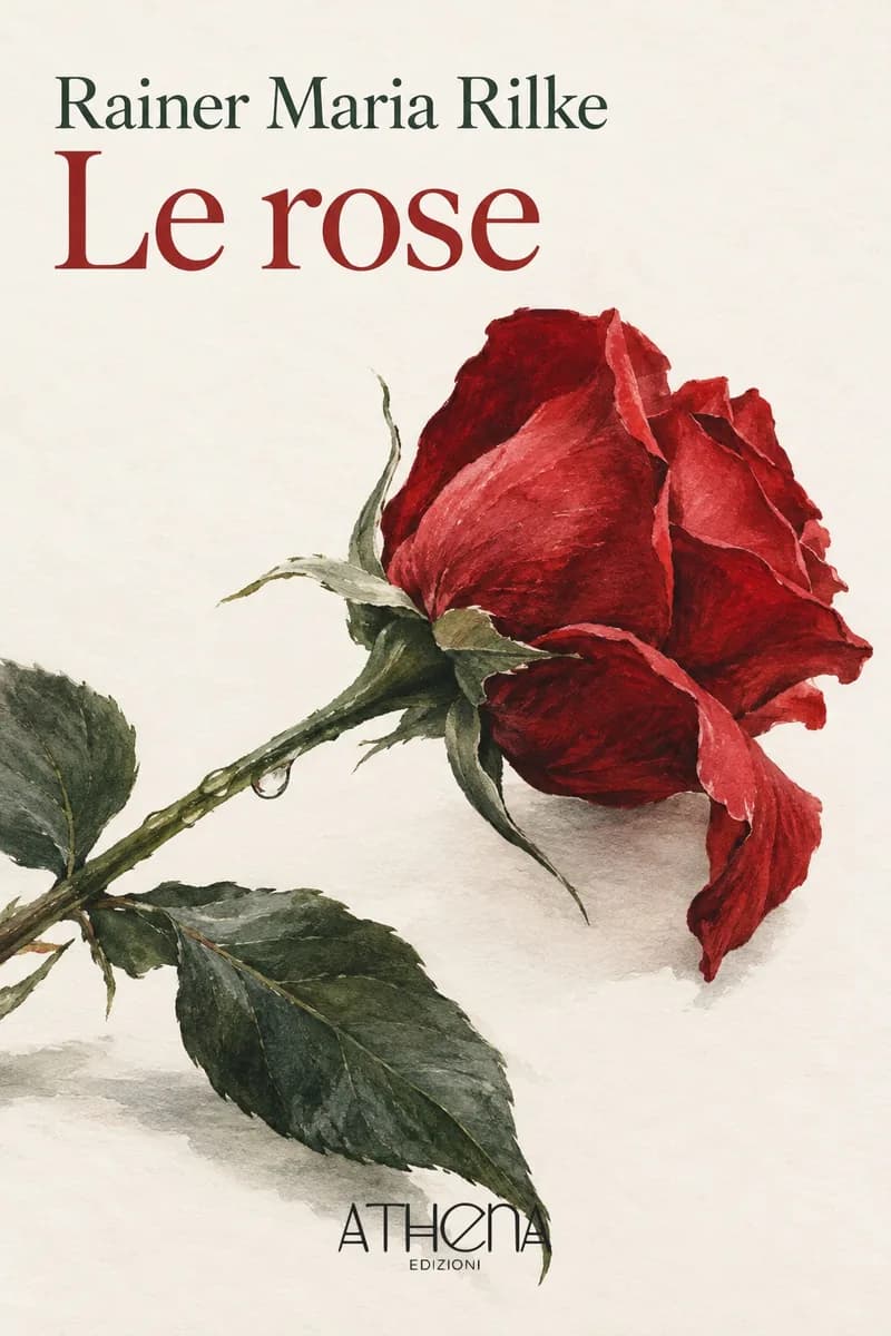 Le rose di Rainer Maria Rilke – copertina Edizioni Athena