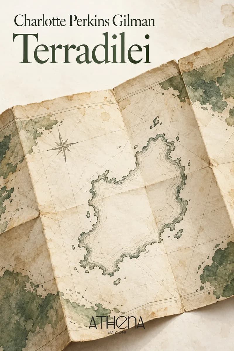 Terradilei di Charlotte Perkins Gilman – copertina Edizioni Athena