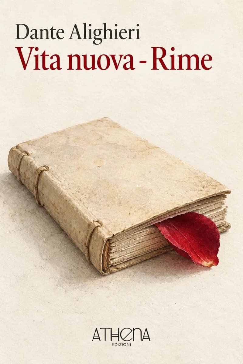 Vita nuova - Rime di Dante Alighieri – copertina Edizioni Athena
