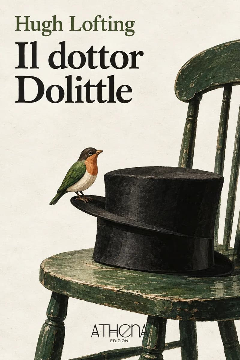 Il dottor Dolittle di Hugh Lofting – copertina Edizioni Athena
