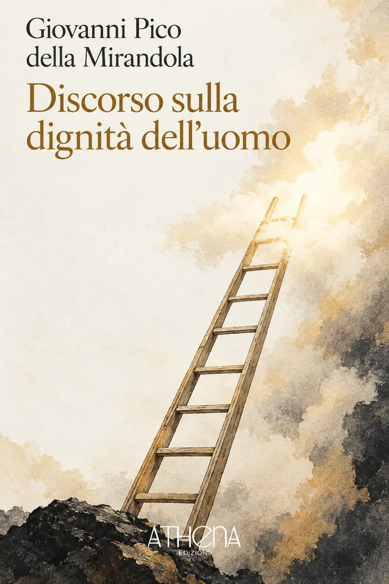 Discorso sulla dignità dell'uomo di Giovanni Pico della Mirandola – copertina Edizioni Athena