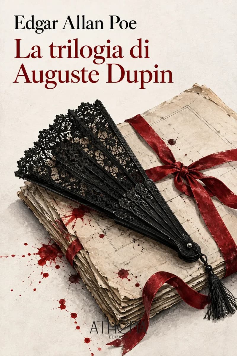 La trilogia di Auguste Dupin di Edgar Allan Poe – copertina Edizioni Athena