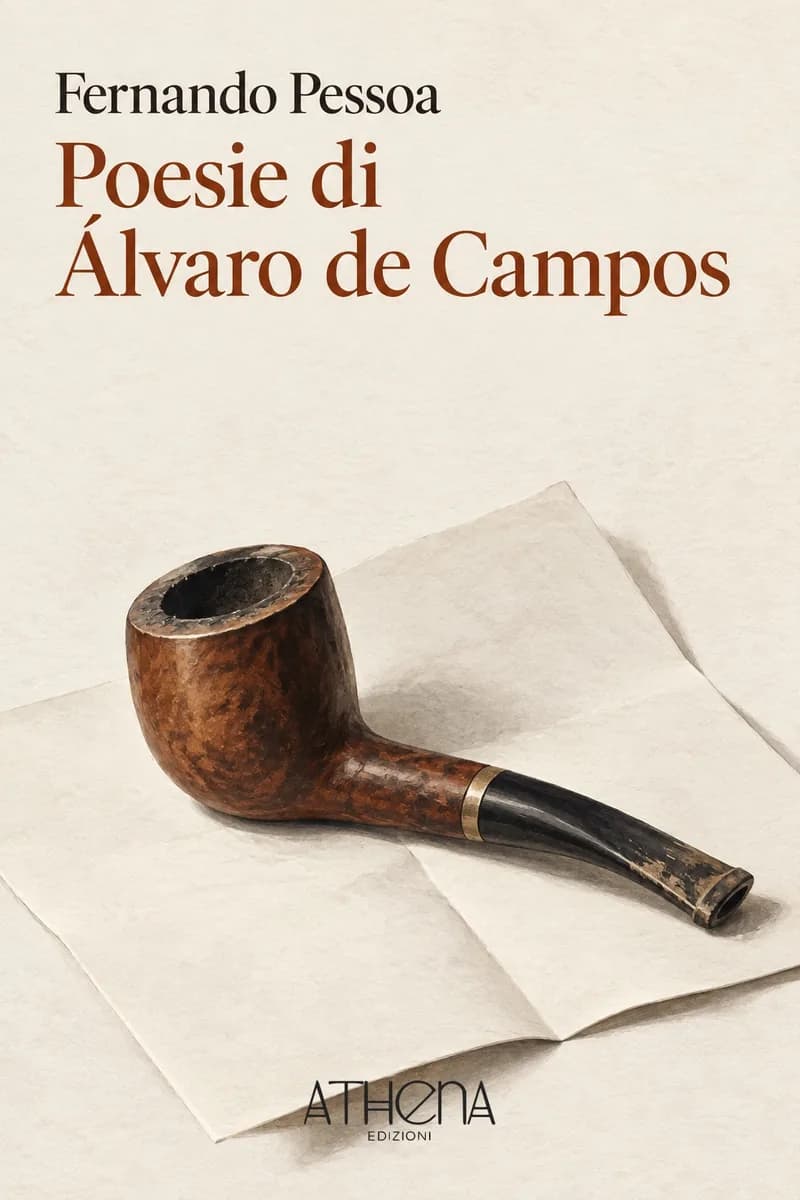 Poesie di Álvaro de Campos di Fernando Pessoa – copertina Edizioni Athena