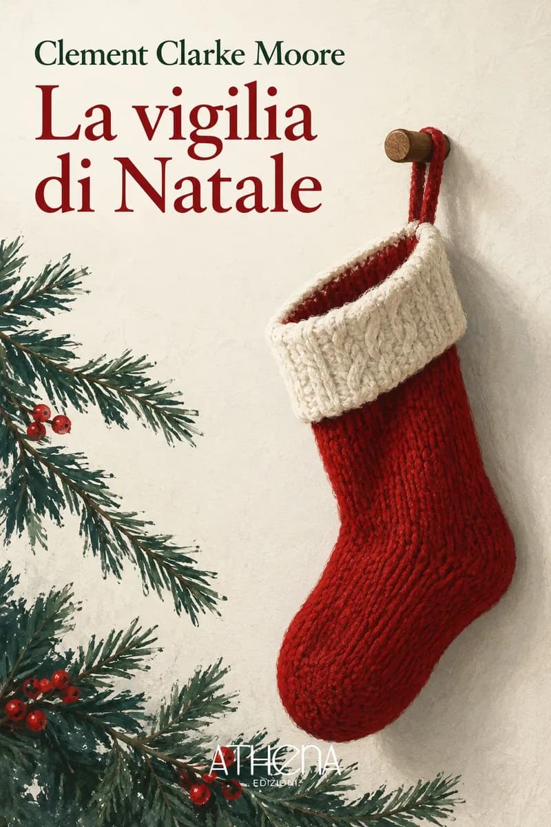 La vigilia di Natale di Clement Clarke Moore – copertina Edizioni Athena