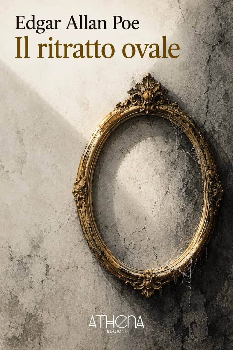 Il ritratto ovale di Edgar Allan Poe – copertina Edizioni Athena