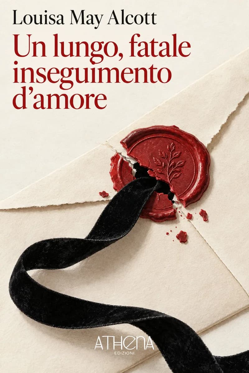 Un lungo, fatale inseguimento d'amore di Louisa May Alcott – copertina Edizioni Athena