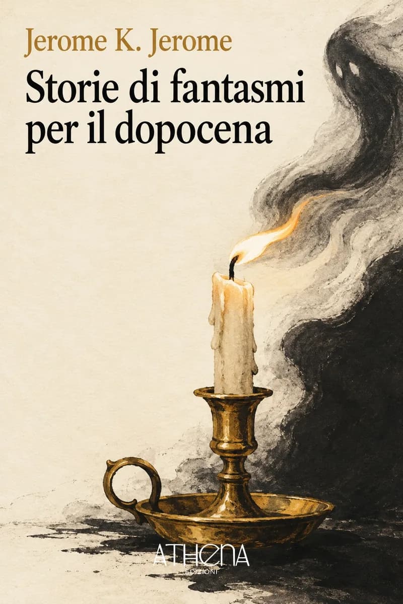 Storie di fantasmi per il dopocena di Jerome K. Jerome – copertina Edizioni Athena