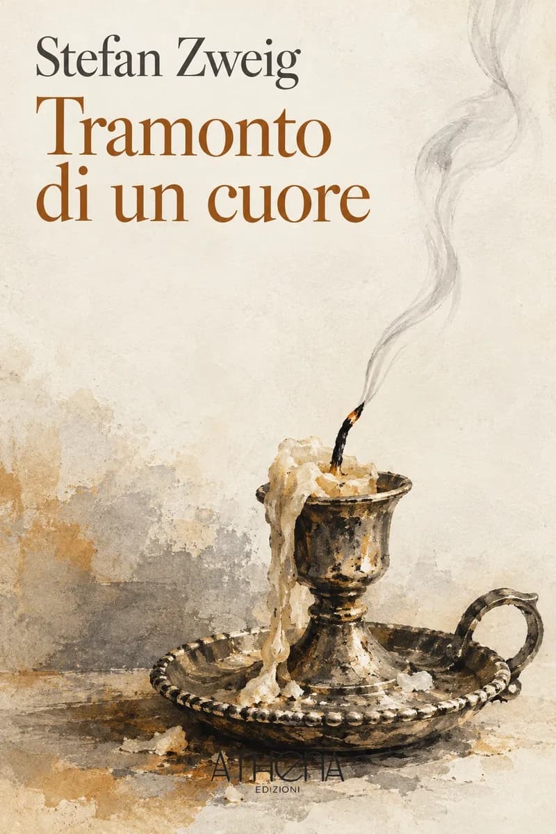 Tramonto di un cuore di Stefan Zweig – copertina Edizioni Athena
