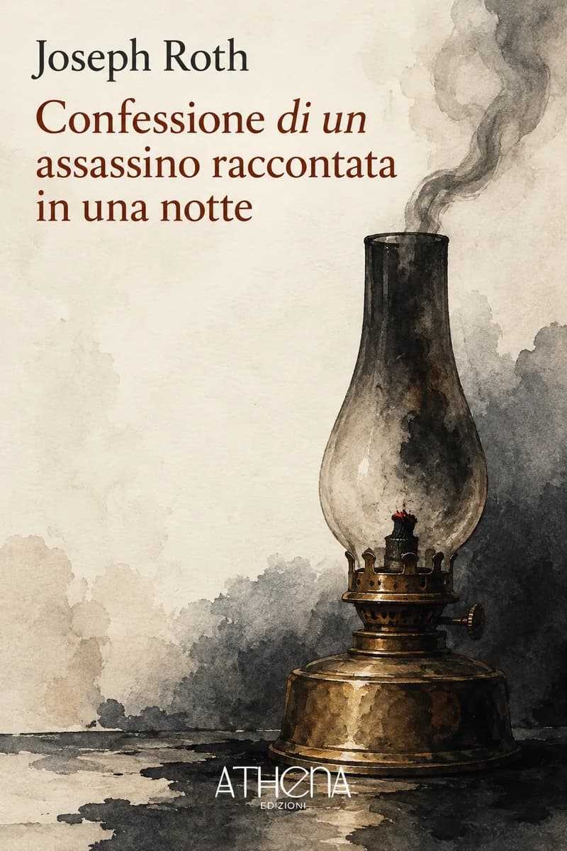 Confessione di un assassino raccontata in una notte di Joseph Roth – copertina Edizioni Athena