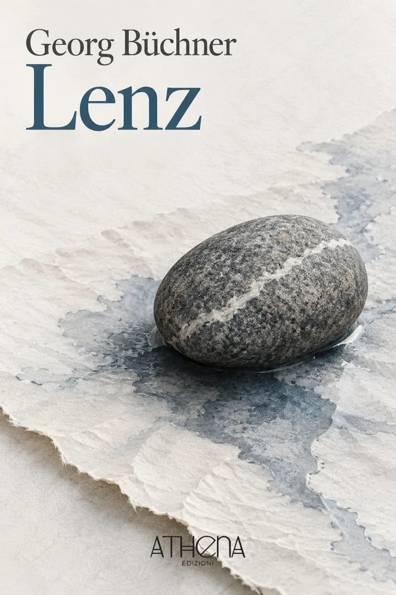 Lenz di Georg Büchner – copertina Edizioni Athena