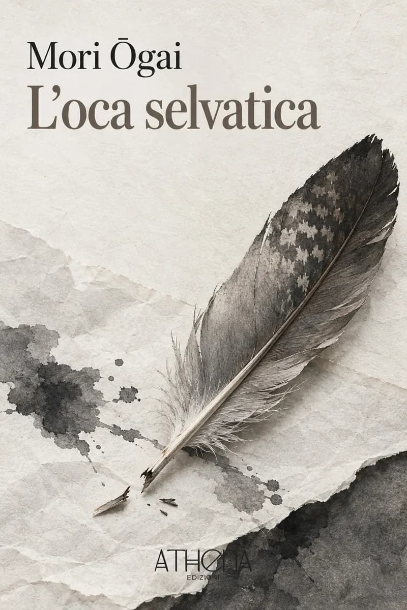 L'oca selvatica di Mori Ōgai – copertina Edizioni Athena
