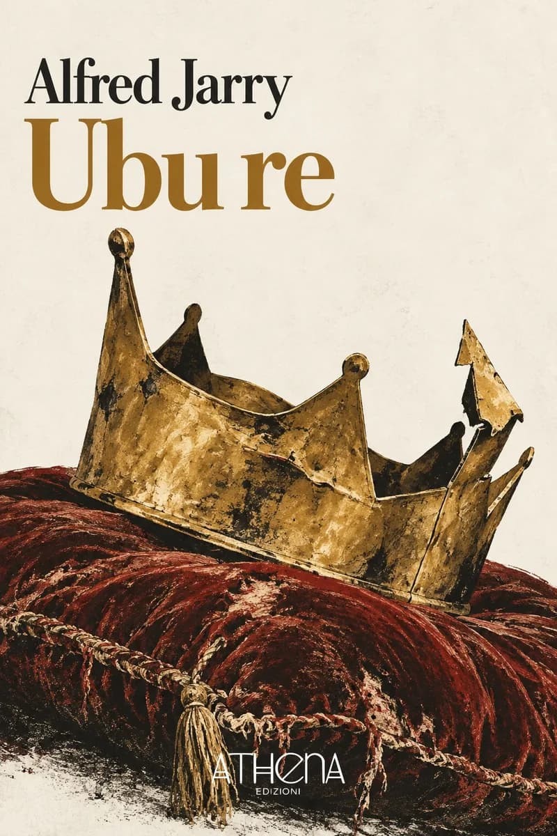 Ubu re di Alfred Jarry – copertina Edizioni Athena