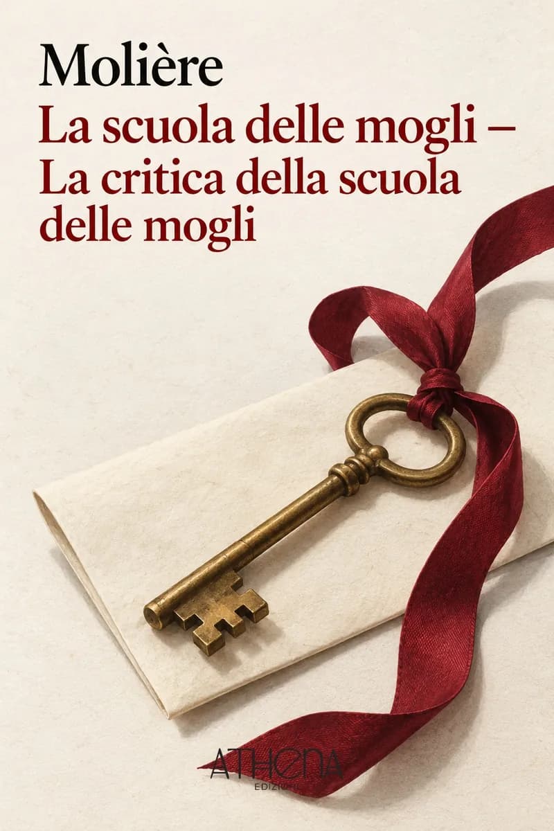La scuola delle mogli – La critica della scuola delle mogli di Molière – copertina Edizioni Athena