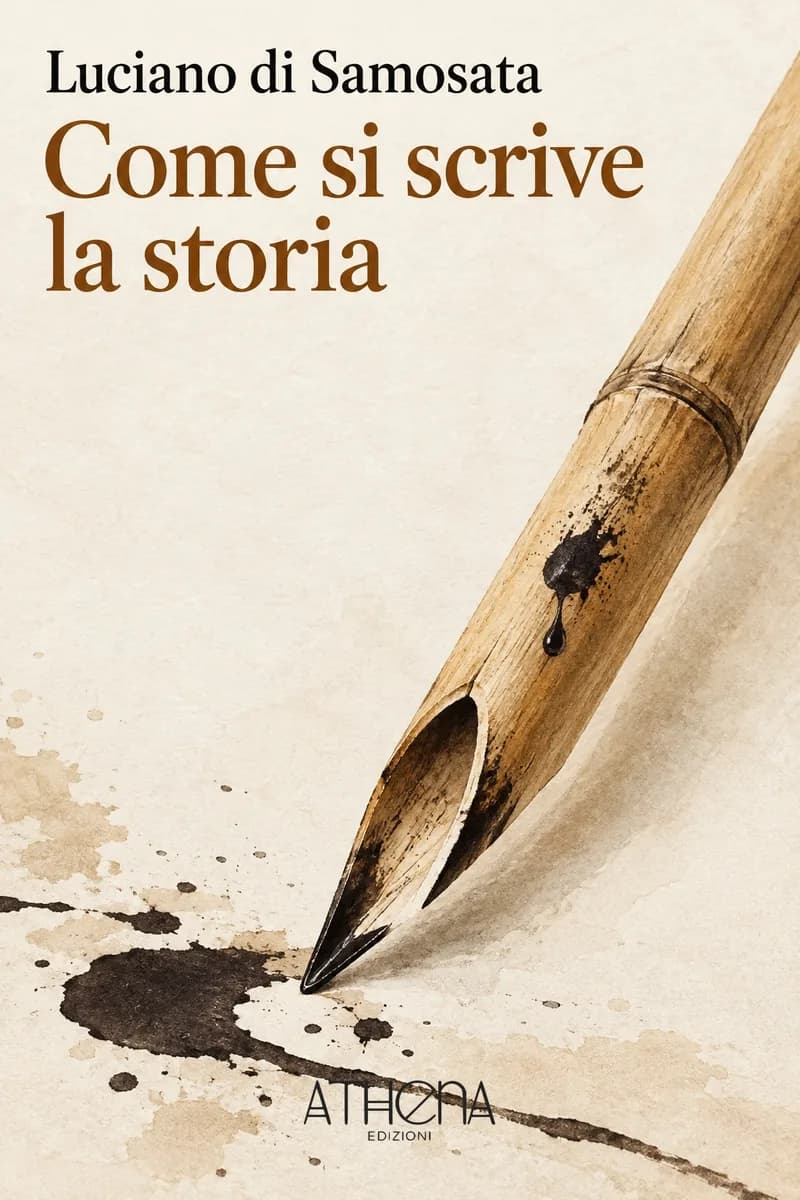 Come si scrive la storia di Luciano di Samosata – copertina Edizioni Athena