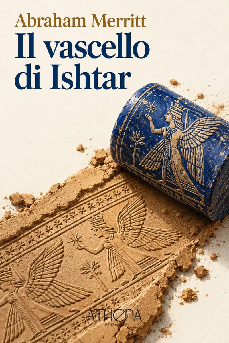 Il vascello di Ishtar di Abraham Merritt – copertina Edizioni Athena