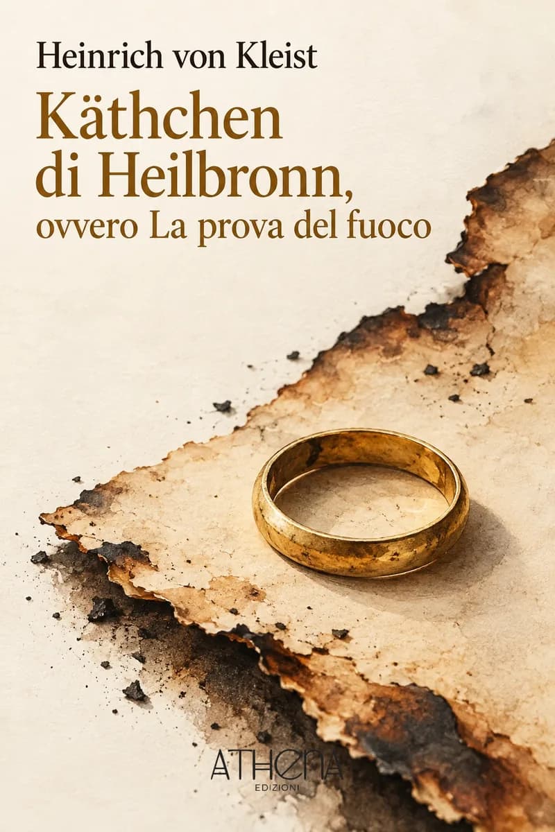 Käthchen di Heilbronn, ovvero La prova del fuoco di Heinrich von Kleist – copertina Edizioni Athena