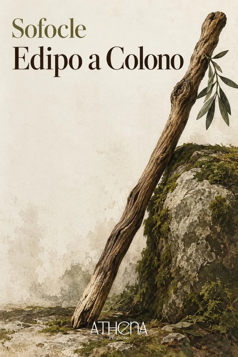 Edipo a Colono di Sofocle – copertina Edizioni Athena