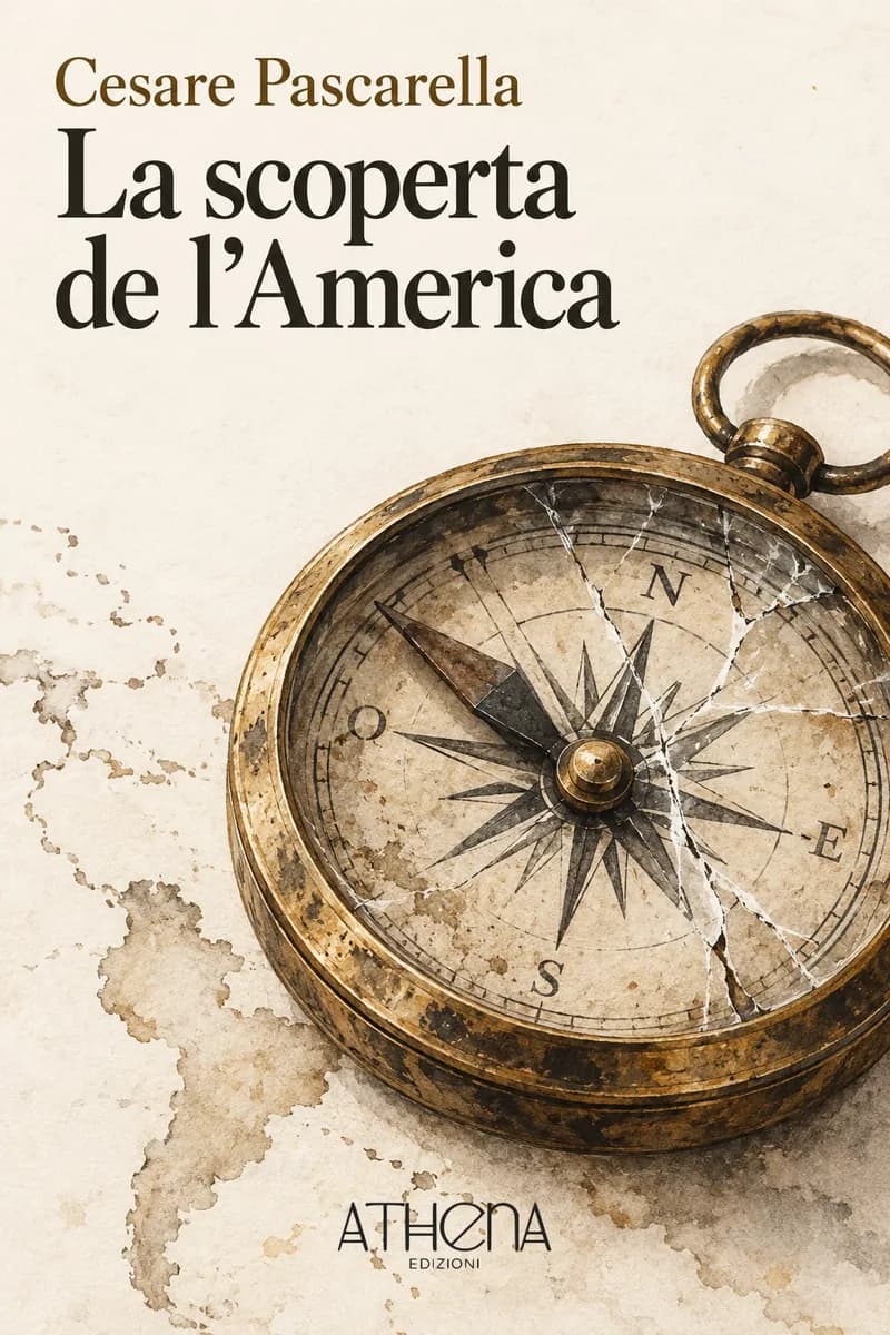 La scoperta de l'America di Cesare Pascarella – copertina Edizioni Athena