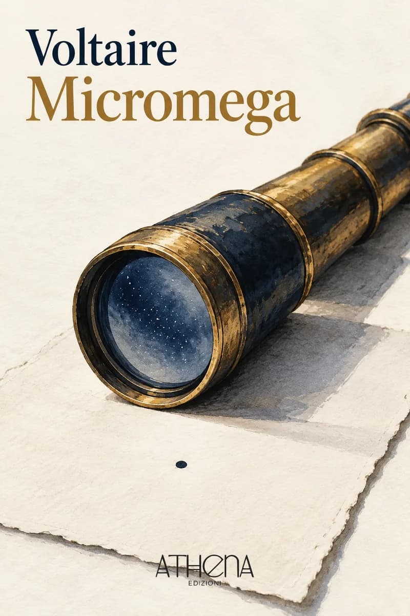 Micromega di Voltaire – copertina Edizioni Athena