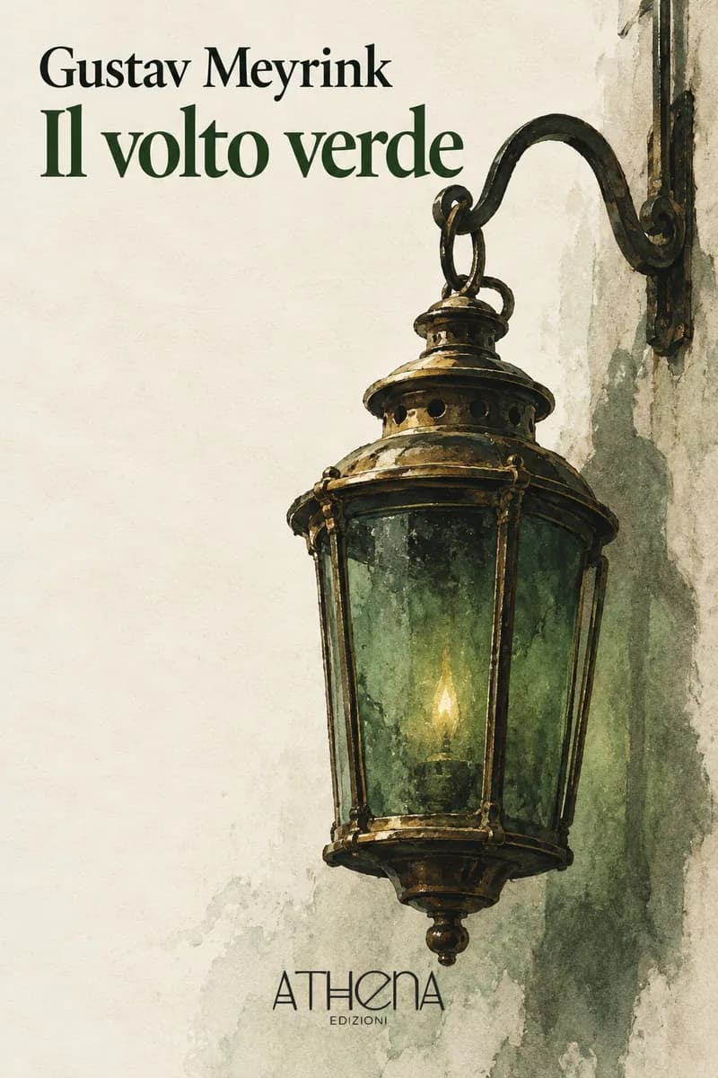 Il volto verde di Gustav Meyrink – copertina Edizioni Athena